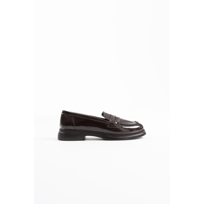 Sunny Kadın Acı Kahve Rugan Loafer