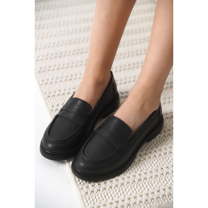 Sunny Kadın Siyah Loafer
