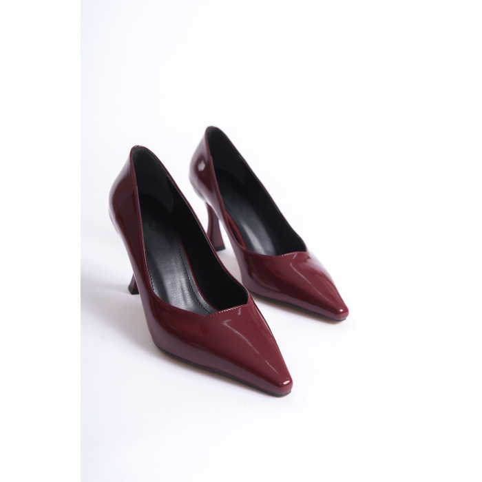 Cordelia Kadın Bordo Rugan Stiletto