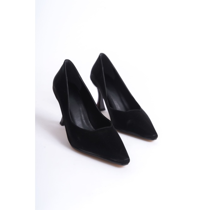 Cordelia Kadın Siyah Saten Stiletto