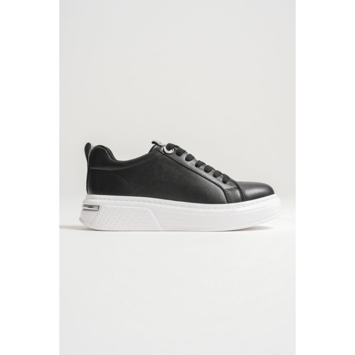 Liza Kadın Şık Günlük Siyah Sneaker