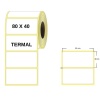 Etiket 80 X 40 Termal 1000 Sarım