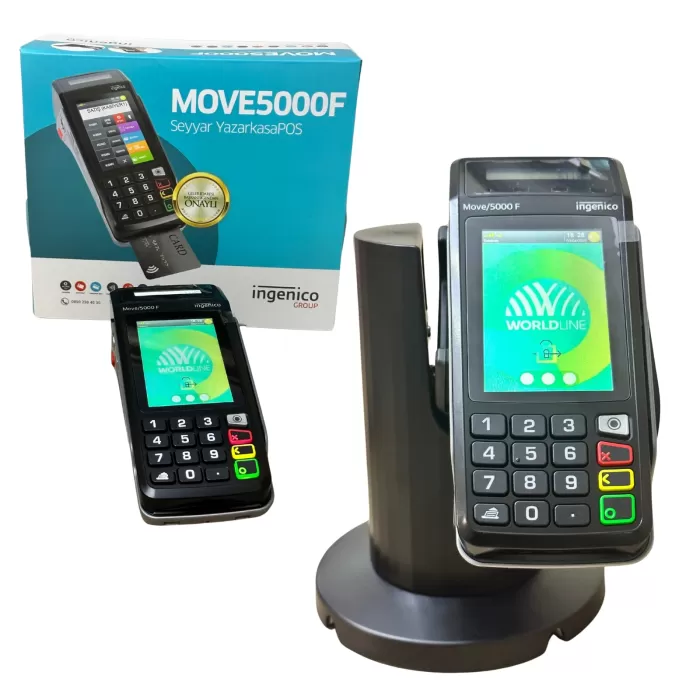 İngenico Move 5000 F Yeni Nesil Mobil Pos Yazarkasa 