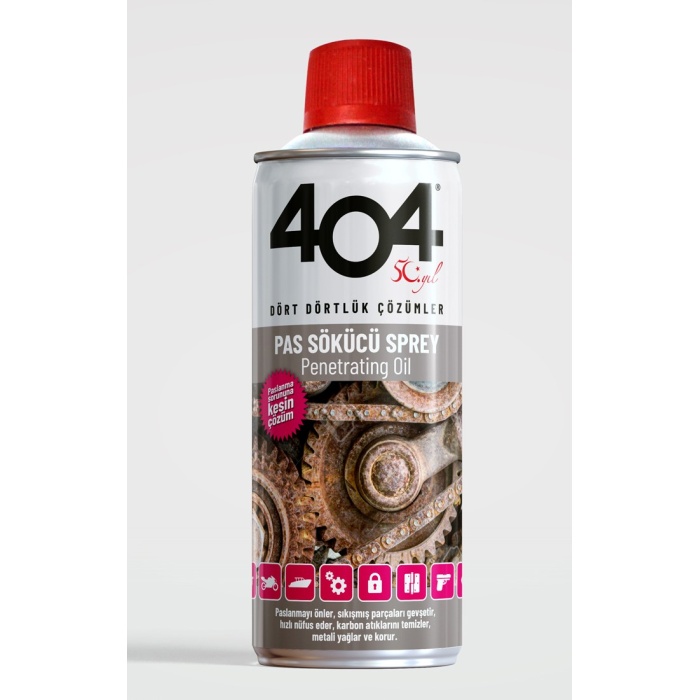 404 Pas Sökücü , Yağlayıcı Ve Koruyucu Sprey 400 ML