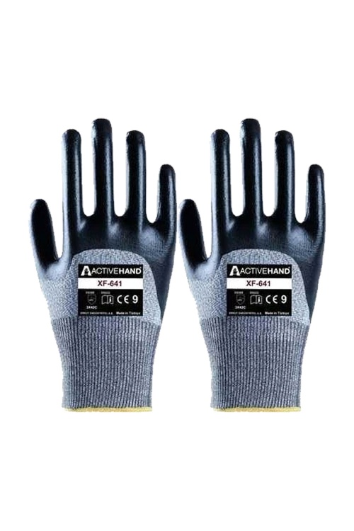 Activehand XF641 Eldiven CUT5 GRİ