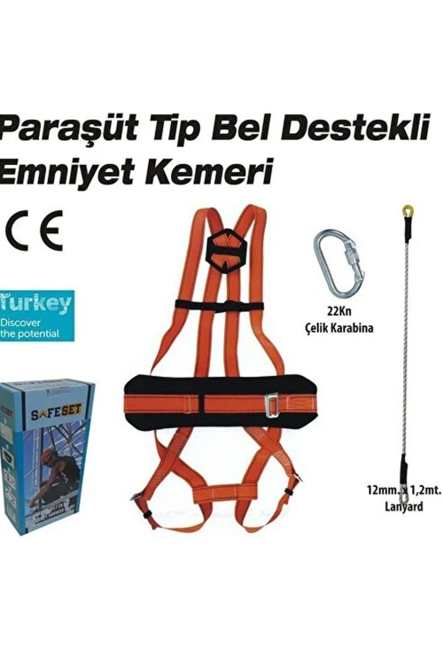 TAM VÜCUT KEMERİ BEL BACAK OMUZ DESTEKLİ