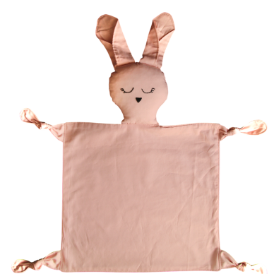 Pembe Kare Tavşan Uyku Arkadaşı