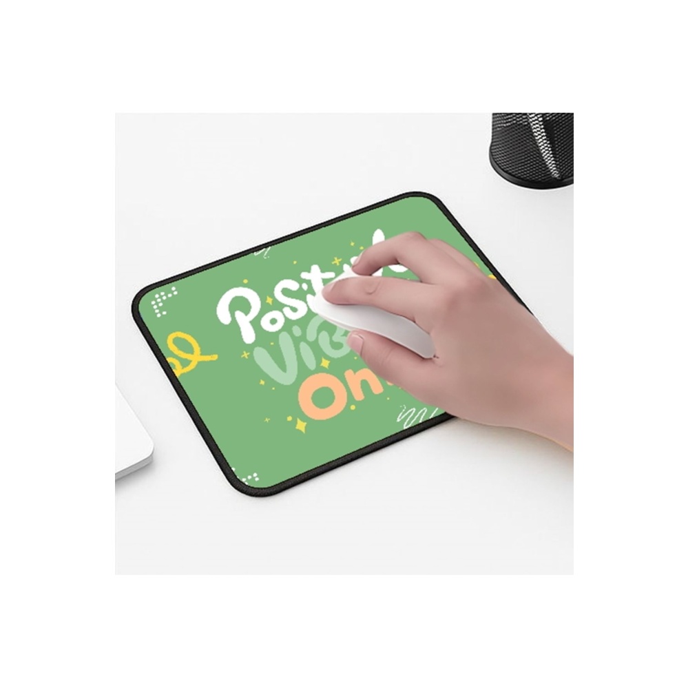 Vibes Only Tasarımlı 33x28 Cm Mousepad Kaymaz Taban Rahat Konforlu Mouse Pad