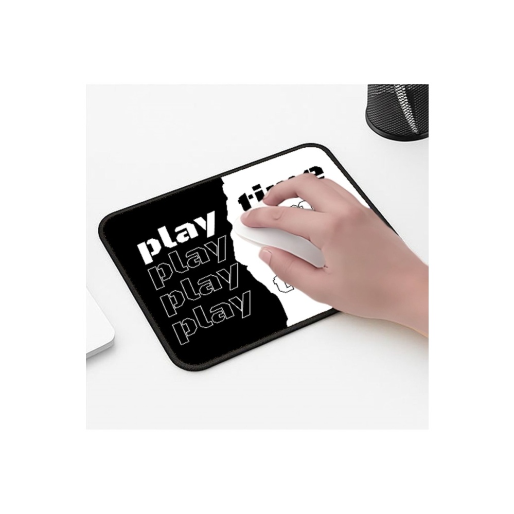 Play Time Tasarımlı 33x28 Cm Mousepad Kaymaz Taban Rahat Konforlu Mouse Pad