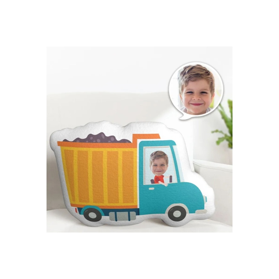 Kişiye Özel Damperli Kamyon Tasarımlı Şekilli Yastık