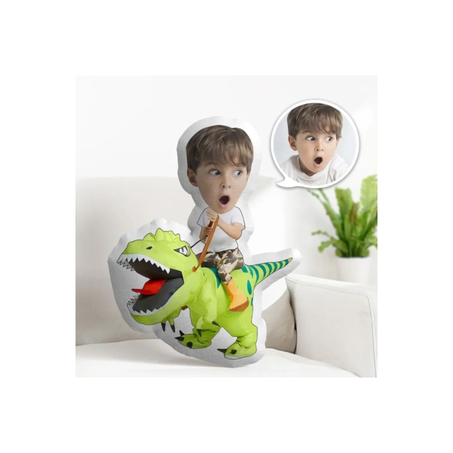 Dinazora Binen Çocuk Tasarımlı Şekilli Yastık