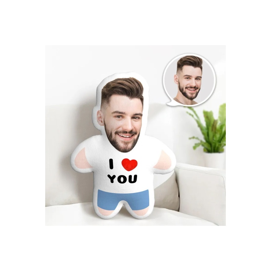 Kişiye Özel Love Vucut Tasarımlı Şekilli Yastık