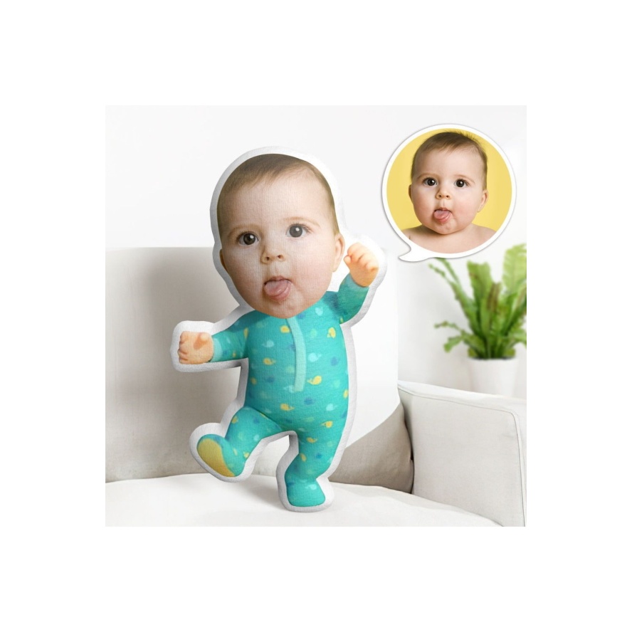 Tatlı Bebek Tasarımlı Şekilli Yastık