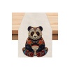 Renkli Panda Runner, Runer, Masa Örtüsü, Sofranıza Zarafet Katın Runner, Masa Örtüsü