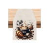 Cafe Love Runner, Runer, Masa Örtüsü, Sofranıza Zarafet Katın Runner, Masa Örtüsü