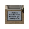 İstediğin Model Tasarlanabilir Kişiye Özel Tasarım Kapi Paspas 60x40cm Kapi Onu Paspasi