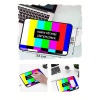Kahve Error Tasarımlı 33x28 Cm Mousepad Kaymaz Taban Rahat Konforlu Mouse Pad