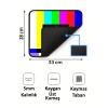 Kahve Error Tasarımlı 33x28 Cm Mousepad Kaymaz Taban Rahat Konforlu Mouse Pad