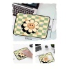 Gülen Surat Çiçek Tasarımlı 33x28 Cm Mousepad Kaymaz Taban Rahat Konforlu Mouse Pad