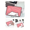 Sinirlenme kedi Tasarımlı 33x28 Cm Mousepad Kaymaz Taban Rahat Konforlu Mouse Pad