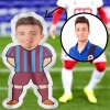 Kişiye Özel Futbolcu Bebek Tasarımlı Şekilli Yastık