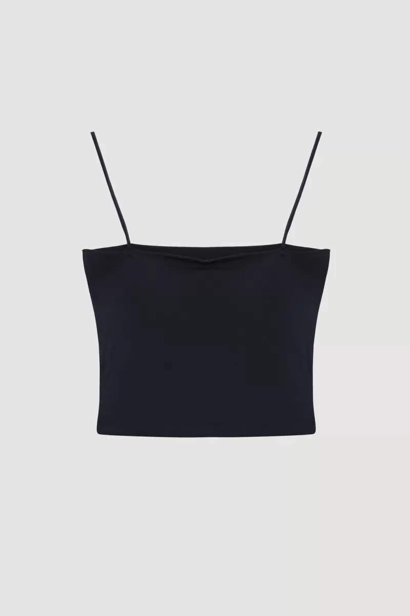 Askılı Crop Basic Atlet