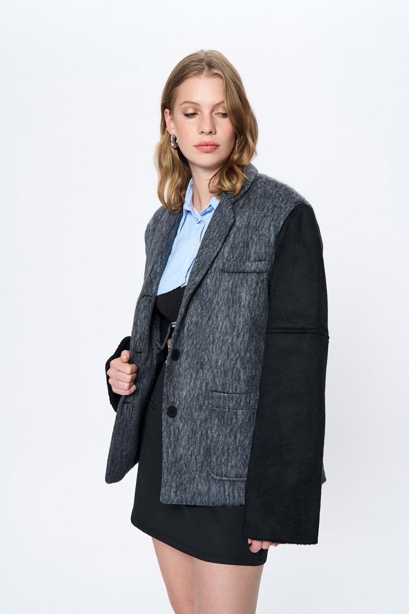 Quzu Match Detaylı Ceket