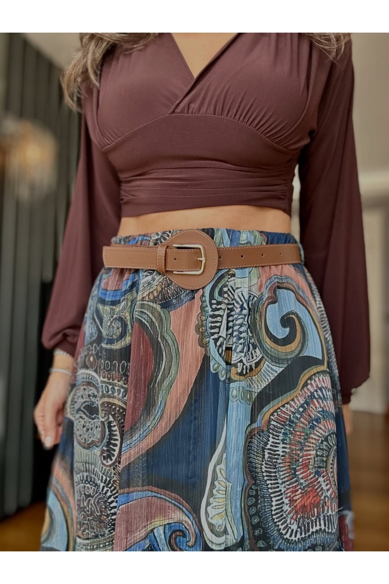 Zara Model Şifon Etek