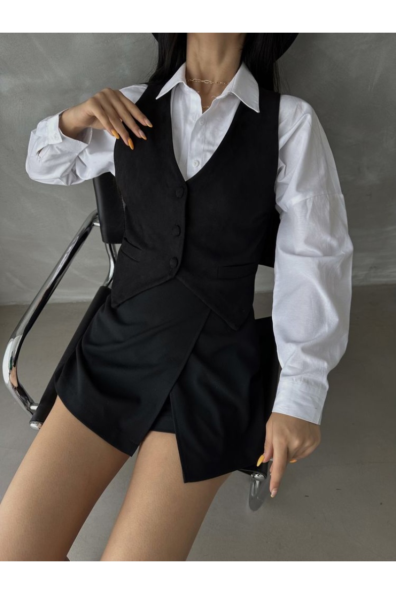 Topshow Vizon Süet Yelek