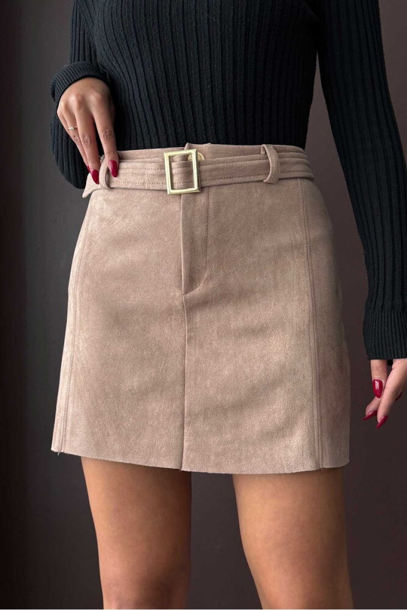 Topshow Kemerli Etek