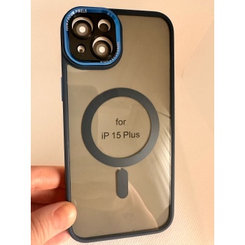 İPHONE 15 plus FOCUS PİXEL MAGSAFE mavi