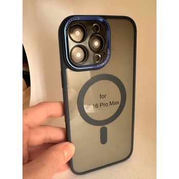 İPHONE 16 pro max FOCUS PİXEL MAGSAFE mavi