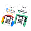 NFC ve QR Kodlu Google Yorum ve Tripadvisor Yorum Kartı 2’li Paket