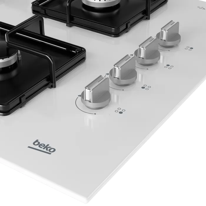 BEKO BOCD K 6510 EWB Gazlı Cam Tablalı Ocak