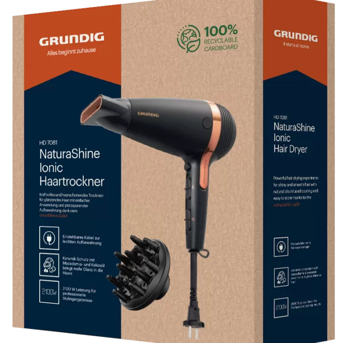 GRUNDIG HD 7081 Saç Kurutma Makinesi