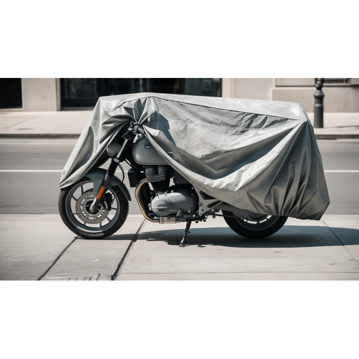 Kanuni Wiki 125  motor brandası  motor brandası  Miflonlu Premium 4 Mevsim Koruma Gri