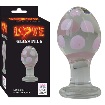 LOVE GLASS PLUG