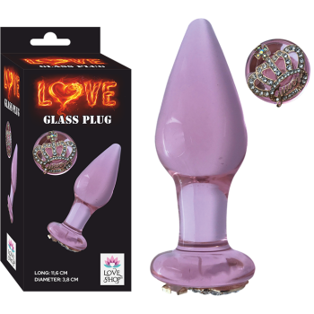 LOVE GLASS PLUG
