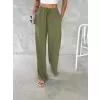 Ayrobin Oversize Kadın Pantalon - Mint Yeşili