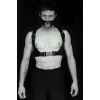 Seksi Deri Göğüs Ve Maske Harness - APFTM112