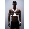Karanlıkta Parlayan - Reflektörlü Erkek Harness, Kelepçeli Göğüs Harness Takım - APFTM121