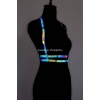 Renkli Reflektörlü Göğüs Harness, Karanlıkta Parlayan Göğüs Harness - APFT205