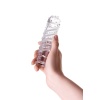 Tırtıklı Noktalı Şeffaf 15.3cm Penis Kılıfı