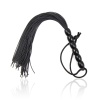 Fetilux Tüylü Silikon 23cm Mini Kırbaç - Siyah