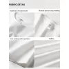 AICG Baskılı Kadın Oversize Bisiklet Yaka T-shirt  - Beyaz
