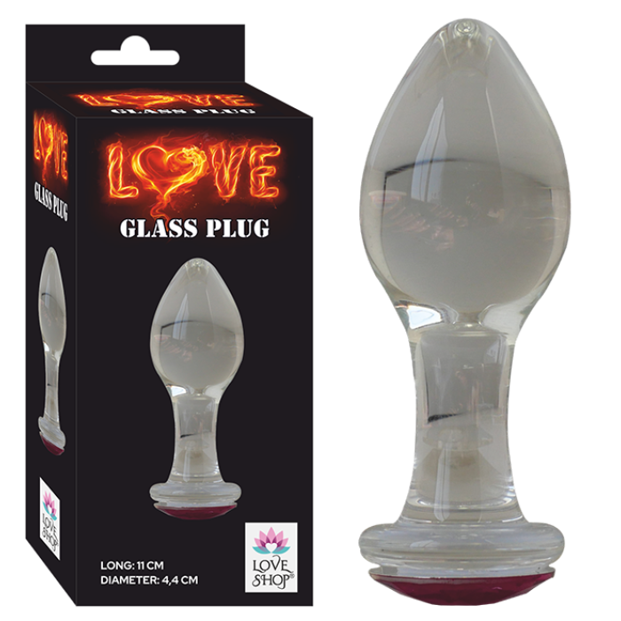 LOVE GLASS PLUG