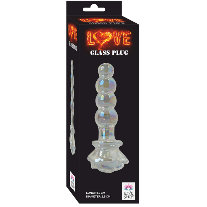 LOVE GLASS PLUG