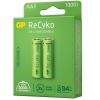 GP RECYKO 1300 MAH R6 AA ŞARJLI 2Lİ KALEM PİL GP130AAHCE-2EB2 (GPRHC132E000) (4172)