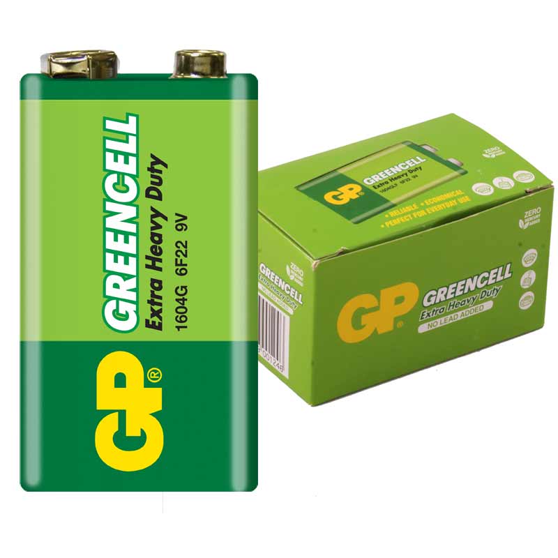 Gp 1604G-B Greencell 9 Volt Pi̇l (10Lu Paket) (4172)