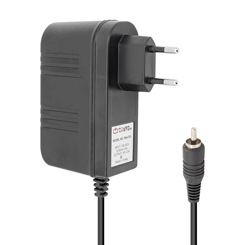 16 Volt - 2.5 Amper Pri̇z Ti̇pi̇ Tos Fi̇şli̇ Rca Santral Adaptörü (4172)